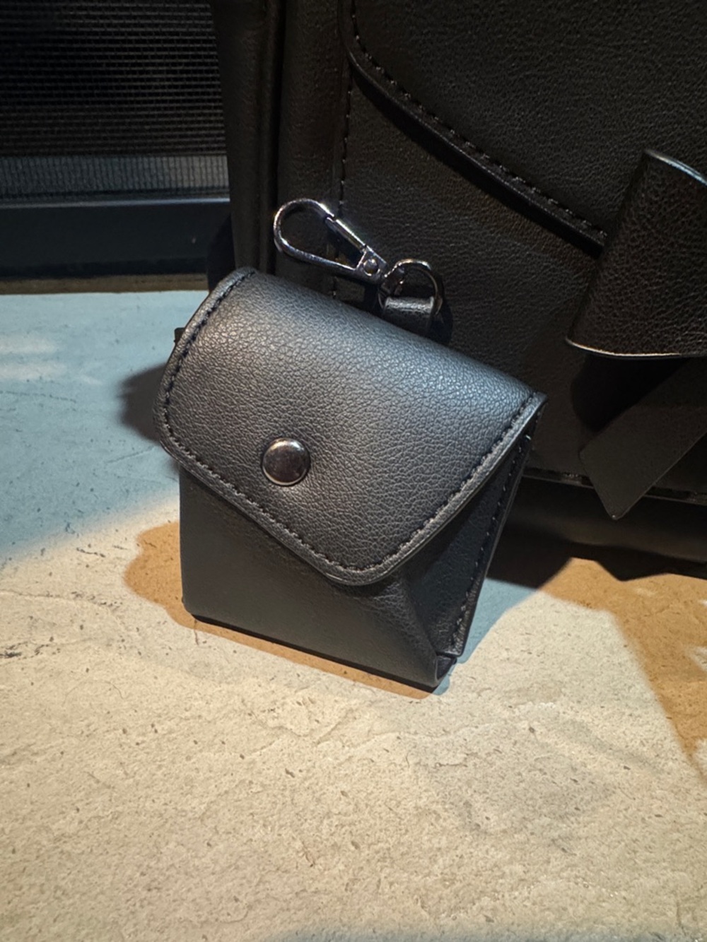 Black Mini Backpack - Picture 2 of 4